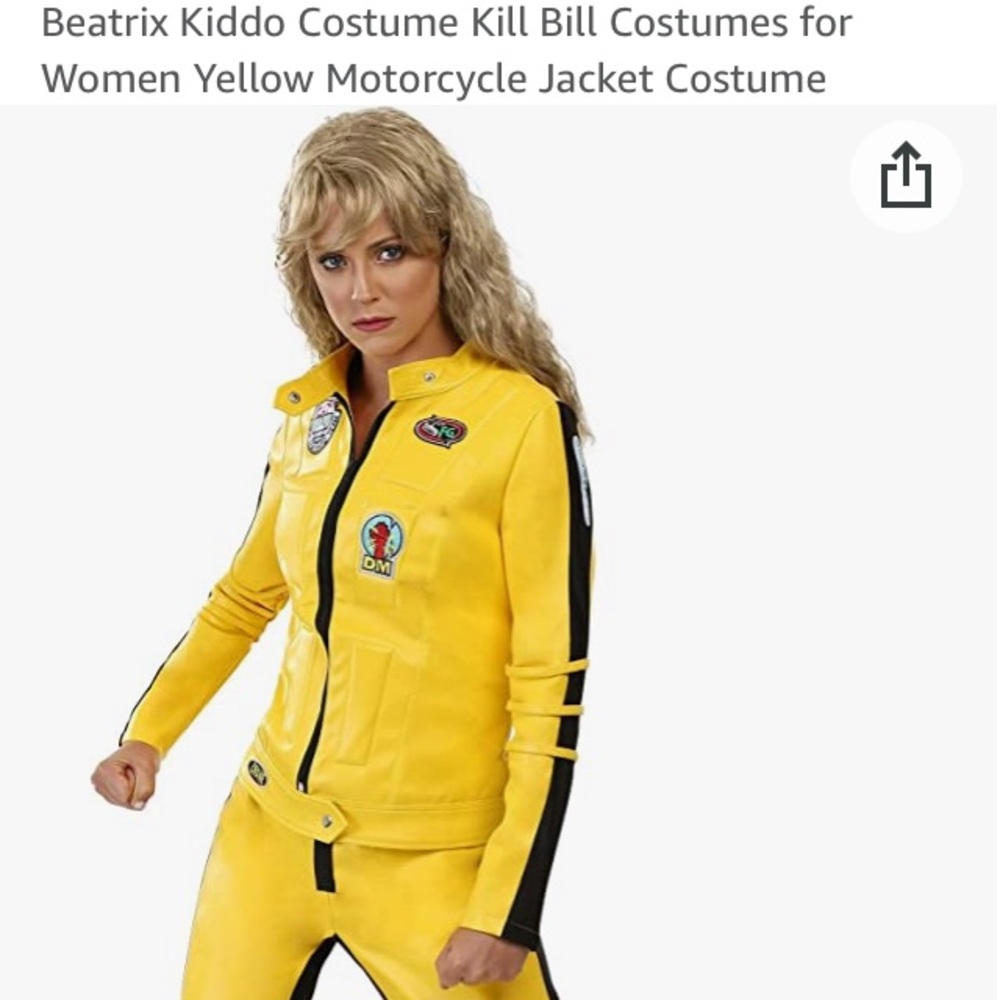 Kill Bill “The Bride” costume - worn once last Halloween.  Size M/L, runs small